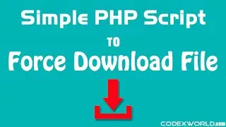 How to Force Download File in PHP