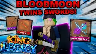 Getting The *NEW* Bloodmoon Twin Swords In Roblox King Legacy... Heres What Happened!