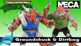 Dirtbag & Groundchuck NECA Toys Action Figures Review | Teenage Mutant Ninja Turtles