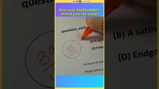 How my friend pass the exam #exam #exams #meme #exameme