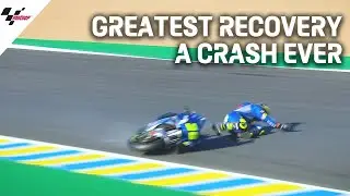 Greatest recovery a crash ever by Joan Mir! | 2020 #FrenchGP