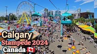 Calgary Stampede 2024 | Stampede Ground, Food & Rides #canada #stampede #calgary #alberta