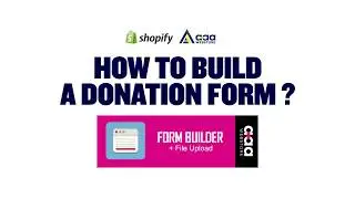 How to Build Donation Form  | Shopify Form Builder App