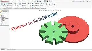 SolidWorks Tutorial | Contact motion study