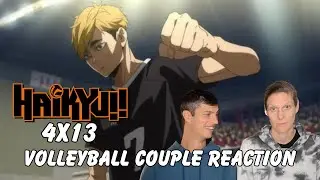 Volleyball Couple Reaction to Haikyu!! S4E13: 