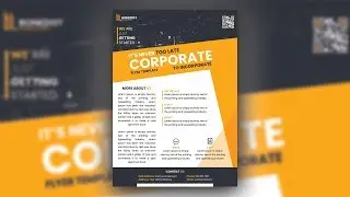 How to create best corporate flyer design in Photoshop