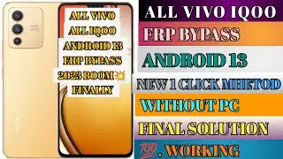 New Trick ! All Vivo FRP Bypass Android 13 Without PC | TalkBack Not Work | No Reset | LATEST PATCH