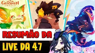 MOSTRARAM NATLAN NA LIVE DA 4.7 DO GENSHIN IMPACT! RESUMO COMPLETO