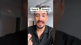 Cómo Pronunciar 'Árbol' y 'Tres' en Inglés (TREE 🌳 VS THREE 3️⃣)