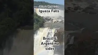 Unforgettable Adventures at Iguazu Falls #Brazil #ultimateworldcruise #shorts