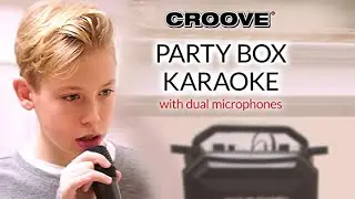 Black Friday Portable Karaoke Machine Party Box with Bluetooth/AUX/USB/SD Card Connectivity