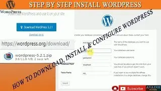 how to download and install wordpress || step by step install wordpress || wordpress tutorial