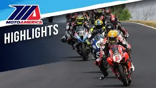 MotoAmerica Medallia Superbike Race 2 Highlights at Road America 2023