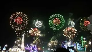 New Year  2016   Dubai Global Village Fireworks