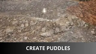 How to Create Puddles in Unreal Engine 5 (Mesh Painting Tutorial)