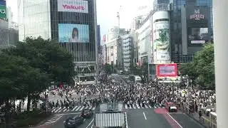 Shibuya Crossing, Tokyo, June 1, 2019