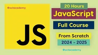 JavaScript Tutorial Full Course - Beginner to Pro 2024 #learnjavascript #octacademy