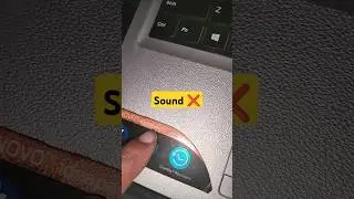 Lenovo IdeaPad 110 Series Laptop Sound Audio Not Working Problem#macnitesh#keyboardtricks#2024short