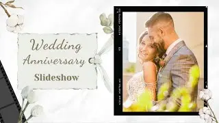 Free “Wedding Anniversary” Slideshow Template for SmartSHOW 3D