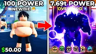 I Went From Broke NOOB to Rich PRO in Gym League! (Roblox)