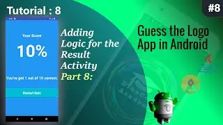 Quiz App in Android Studio | Logo Quiz App in Android Studio  | Logical Code Part 8