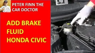 How to Check and Add Brake Fluid Honda Civic. Years 2005 to 2022