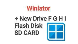 Cara Menambahkan Drive baru Eksternal Sd Card | Flashdisk di winlator | Windows Emulator