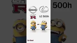 Nissan GTR 34 vs Lexus LC 500h funny 