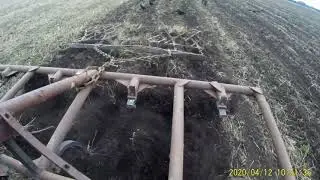Самодельный культиватор в деле. Кпэ3