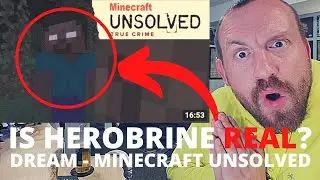 WATCHING Dream - Minecraft Unsolved for the FIRST TIME! (Unsolved Mystery of Herobrine)