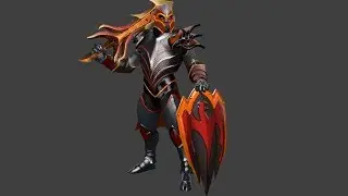 Dota 2 Dragon Knight - Ashtongue and The Knight's Repose Kinetic Gem review