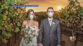 Viral Wedding Photo Captures Joy And Sorrow During Kincade Fire