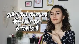 Kendin Yap /Çalışma Masası Düzenleme Fikirleri / DIY Desk Decor (Tumblr Inspired)