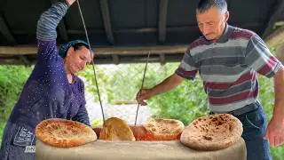 Life and Cooking of the Mountain Village Hermit Family! Traditional Cuisine Far from Civilization