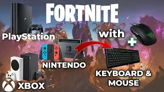 FORTNITE on a CONSOLE with Keyboard & Mouse