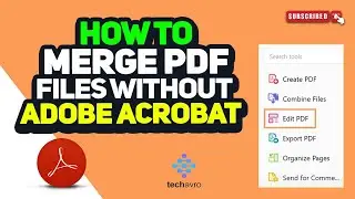 How to merge pdf files without adobe reader 2024