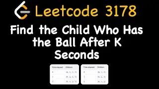 Leetcode 3178: Find the Child Who Has the Ball After K Seconds