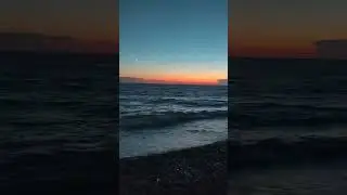 Закат на море Адлер сегодня