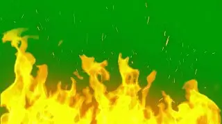 free fire green screen - no copyright green screen fire effect