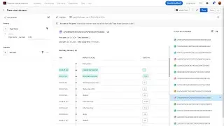 User stream timeline analysis