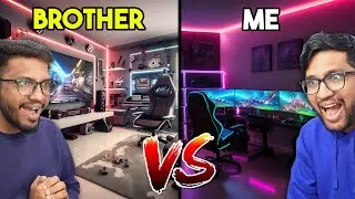 MY GAMING SETUP VS BROTHER'S GAMING SETUP