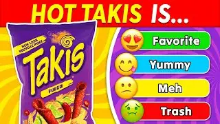 Tier List Rank Snack from Favorite to Trash | Snacks Food Edition