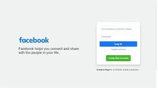 How to Create New Facebook Login Page using HTML & CSS | HTML & CSS projects for beginners