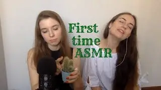 ASMR: Trying to give my friend ASMR. Tingle test!