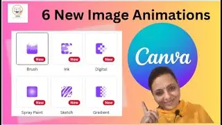 6 New Image Animations Effects In Canva Tutorial For Biggners In Hindi