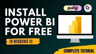 How to install power bi desktop for free in Tamil 2024 | how to install power bi in windows 10