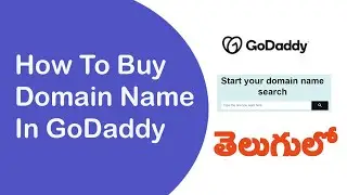 How To Buy Domain Name In Godaddy Website In Telugu | Digital Marketing Tutorials In Telugu