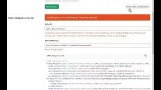 Verify SAML Configuration - Demo for merge request review