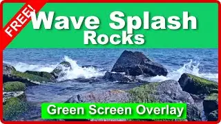 ✅ Ocean Green Screen Sea Waves SPLASH Background Water Video Effect FREE Download