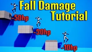 How To Take Fall Damage | Unreal Engine 5 Tutorial